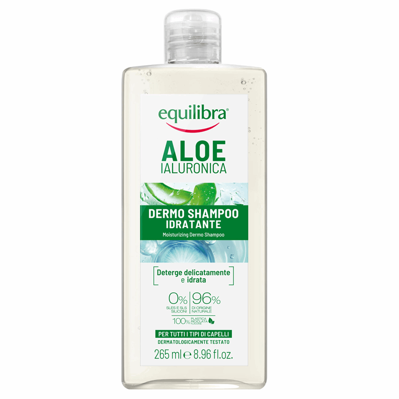 Equilibra Aloe nawilżający szampon aloesowy, 265 ml