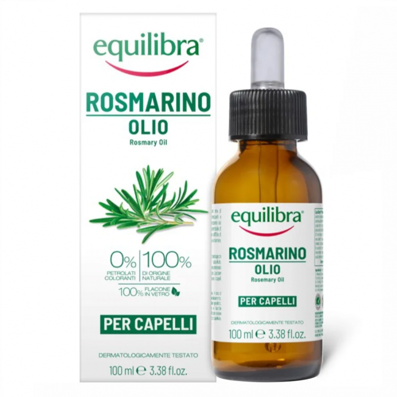 Equilibra Olejek rozmarynowy do włosów i skóry głowy, 100 ml