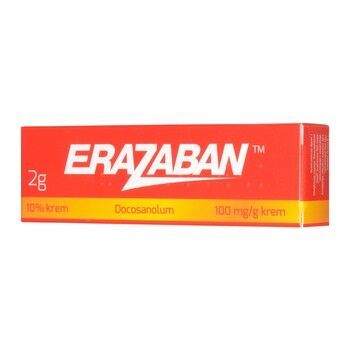 Erazaban krem 10% 2 g - opryszczka