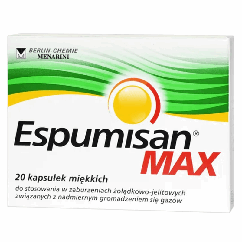 Espumisan Max 140 mg kapsułki miękkie, 20 szt.