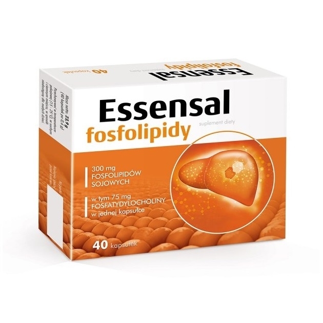 Essensal Fosfolipidy 40 kapsułek