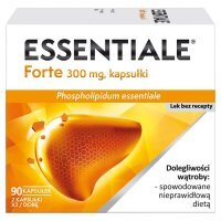 Essentiale Forte 300 mg kapsułki na wątrobę, 90 szt.
