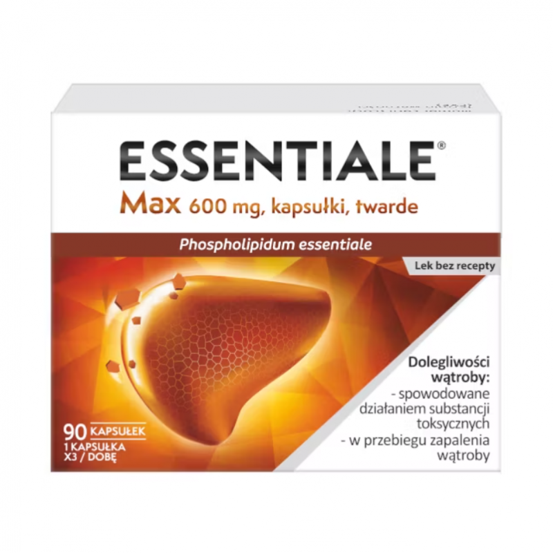 Essentiale Max 600 mg kapsułki, 90 szt.