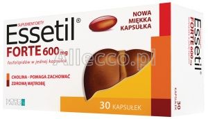 Essetil forte 30 kapsułek / Odbudowa wątroby