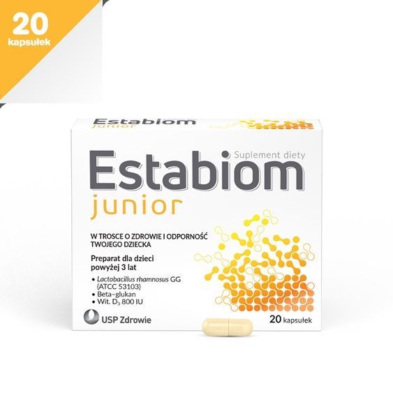 Estabiom Junior kapsułki, 20 szt.
