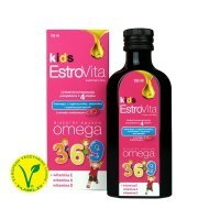 EstroVita Kids płyn o smaku malinowym 150 ml