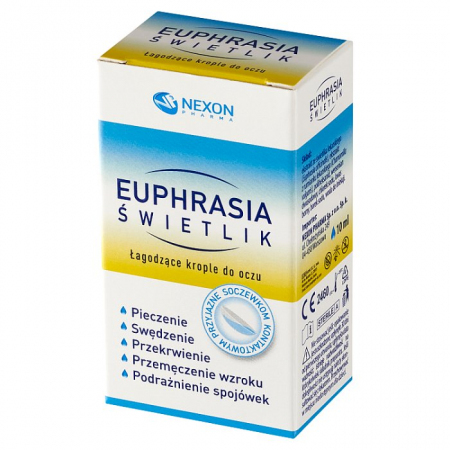 EUPHRASIA Świetlik Łagodzące krople do oczu, 10ml