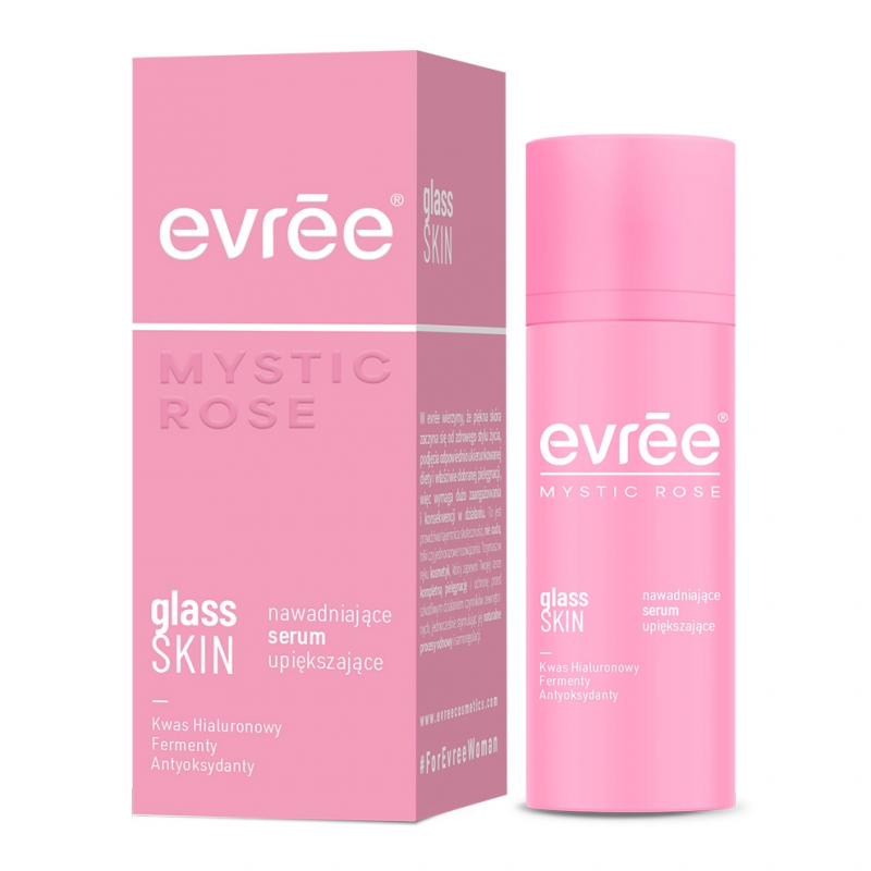 Evree Mystic Rose Glass Skin serum nawadniające do twarzy, 30 ml