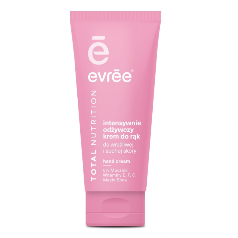 Evree Total Nutrition krem odżywczy do suchej i wrażliwej skóry rąk, 75 ml