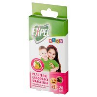 Expel Kids plasterki łagodzące ukąszenia owadów dla dzieci, 20 szt.