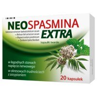 Neospasmina Extra kapsułki twarde o działaniu uspokajającym, 20 szt.