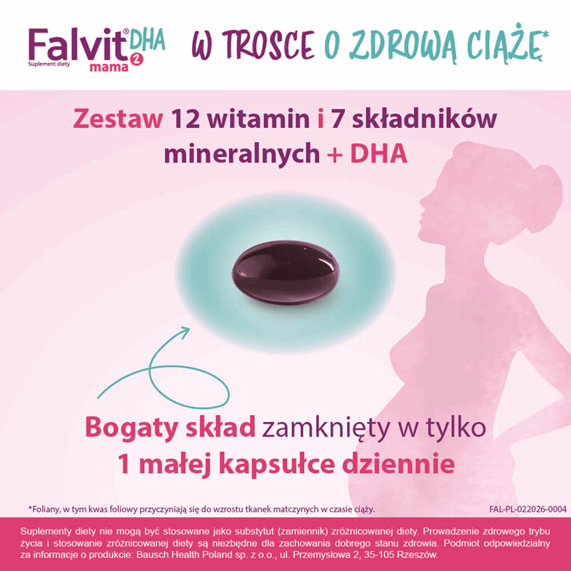Falvit Mama 2 DHA kapsułki, 30 szt.
