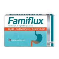Famiflux 20 mg tabletki z famotydyną na zgagę, 30 szt.