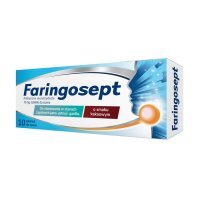 Faringosept  (smak kakaowy) 10 tabletek do ssania