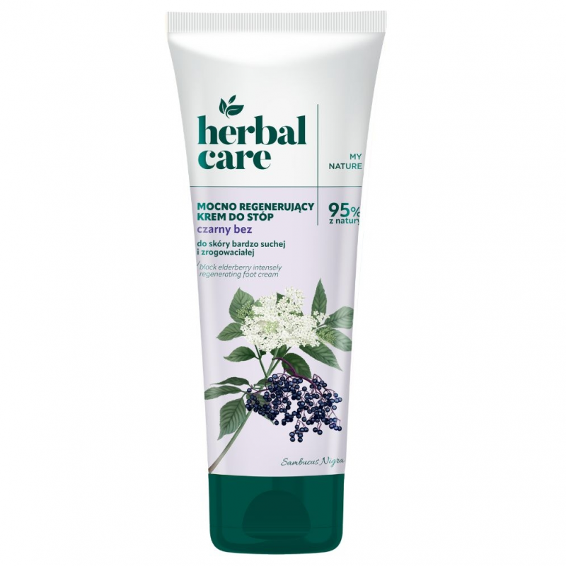 Farmona Herbal Care Mocno regenerujący krem do stóp Czarny bez, 100 ml