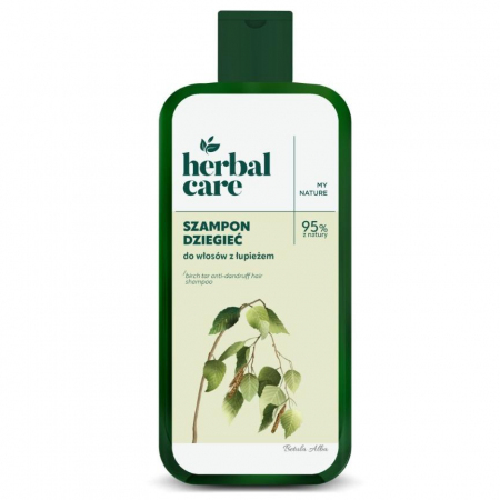 Farmona Herbal Care Szampon do włosów z łupieżem Dziegieć, 330 ml