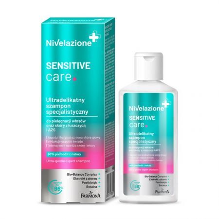 FARMONA Nivelazione Ultradelikatny Szampon Specjalistyczny do pielęgnacji włosów oraz skóry z łuszczycą i AZS 100 ml