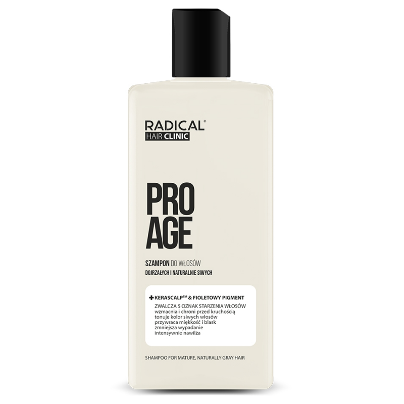 Farmona Radical Hair Clinic Pro Age Szampon do włosów dojrzałych i naturalnie siwych, 300 ml