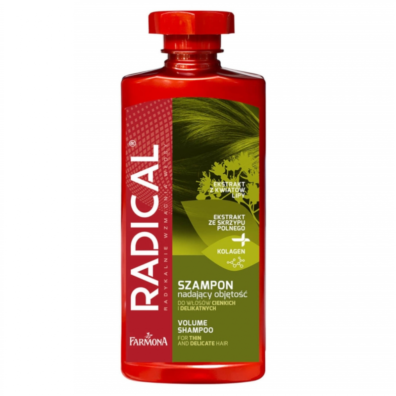 Farmona Radical Szampon nadający objętość do włosów cienkich i delikatnych, 400 ml