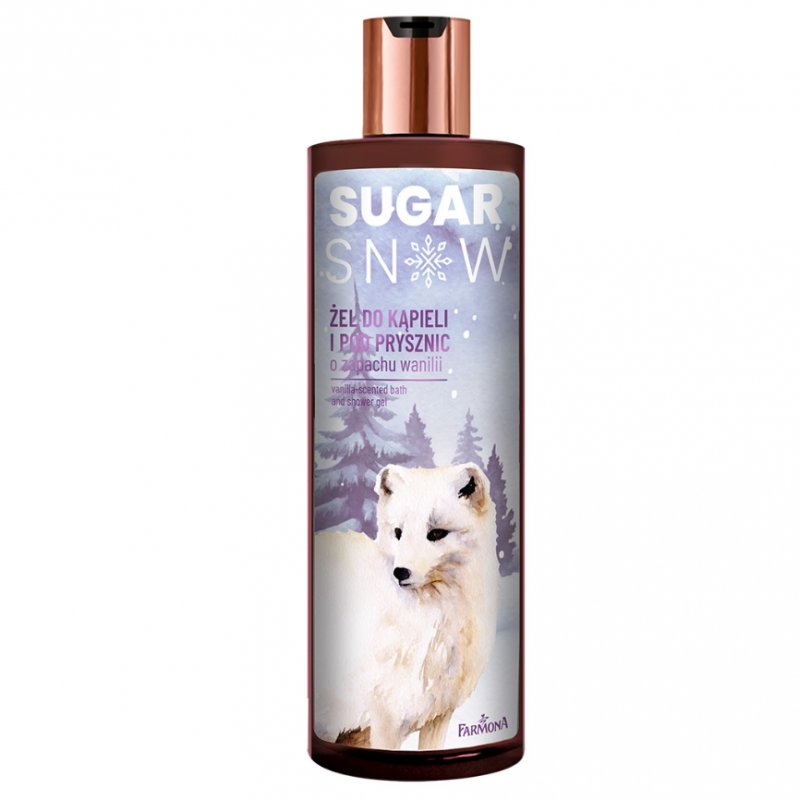 Farmona Sugar Snow żel do kąpieli i pod prysznic z nutą wanilii i kwiatu lotosu, 400 ml