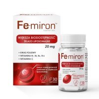 Fe-Miron kapsułki na wsparcie prawidłowego poziomu żelaza, 30 szt.