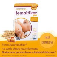 Femaltiker Plus saszetki na wsparcie laktacji o smaku karmelowym, 12 szt.