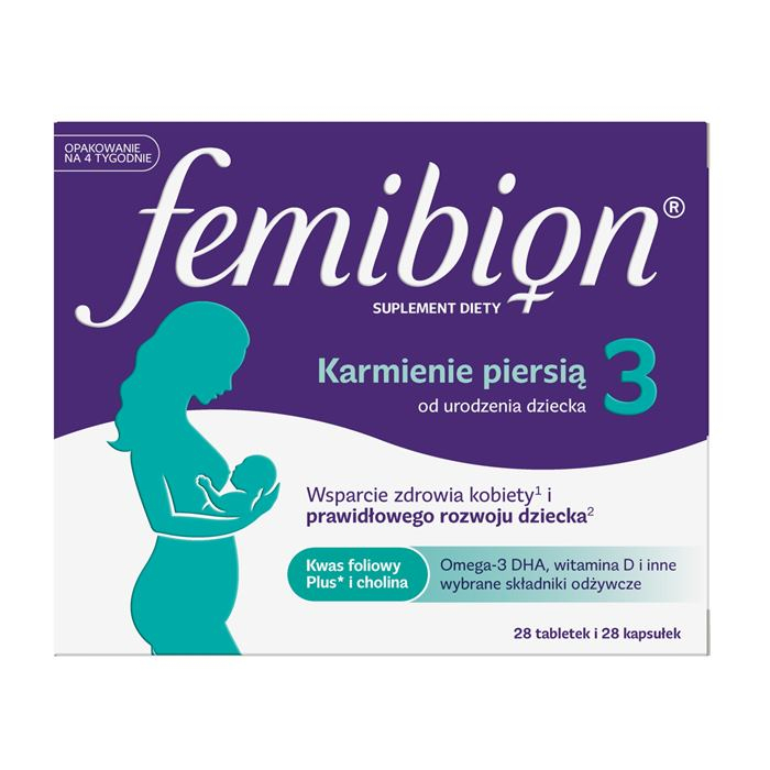 Femibion 3 Karmienie piersią 28 tabletek + 28 kapsułek