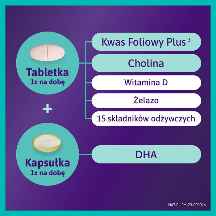 Femibion 3 Karmienie piersią tabletki + kapsułki, 56 szt. + 56 szt.