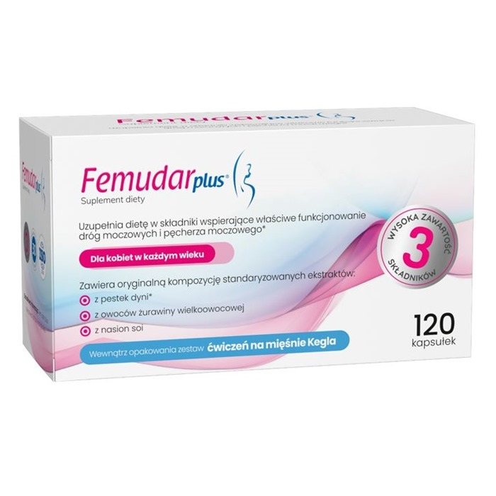 Femudar plus 120 kapsułek / dla kobiet na układ moczowy