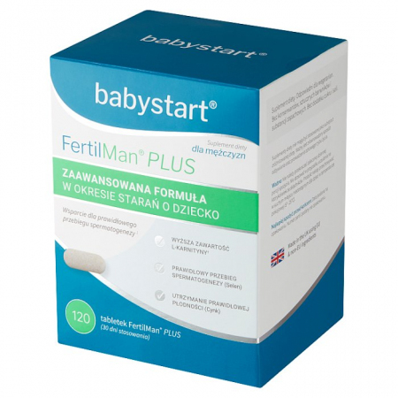 FertilMan Plus kapsułki na płodność dla mężczyzn, 120 szt.
