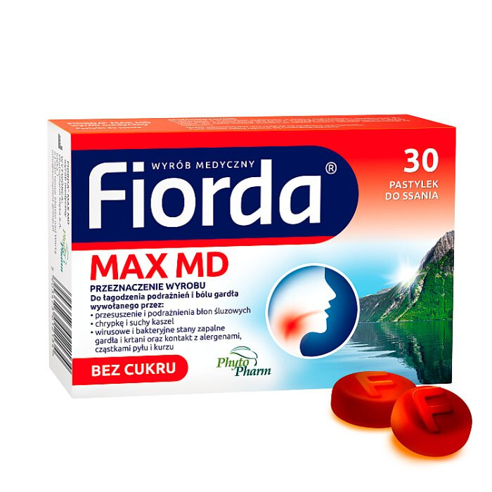 Fiorda MAX MD 30 pastylek do ssania