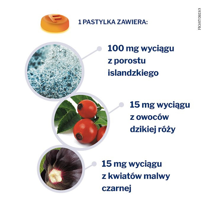 Fiorda pastylki do ssania o smaku cytryNowym, 30 szt.