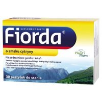 Fiorda pastylki do ssania o smaku cytryNowym, 30 szt.