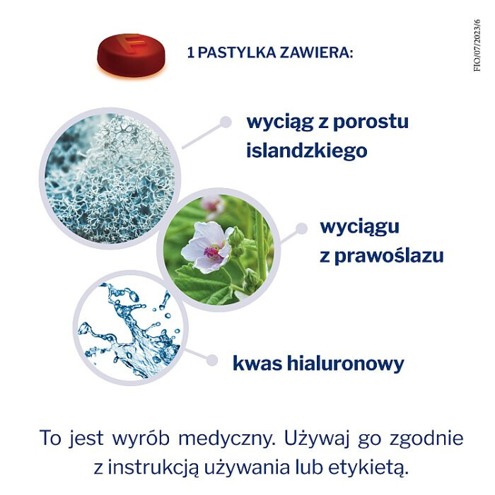 Fiorda Vocal MD 30 pastylek smak pomarańczowy