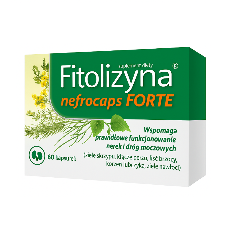 Fitolizyna Nefrocaps Forte kapsułki, 60 szt.