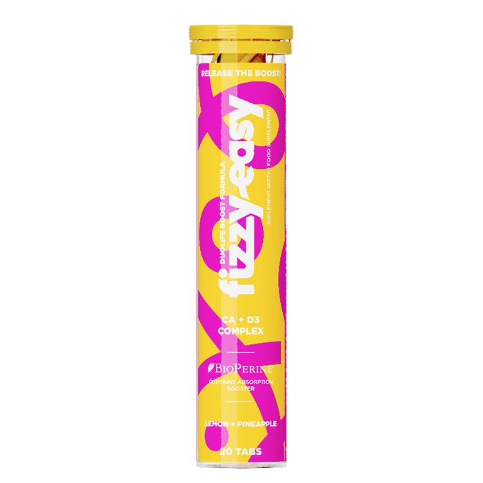 Fizzy Easy Ca + D3 Complex tabletki musujące smak cytrynowo-ananasowy, 20 szt.