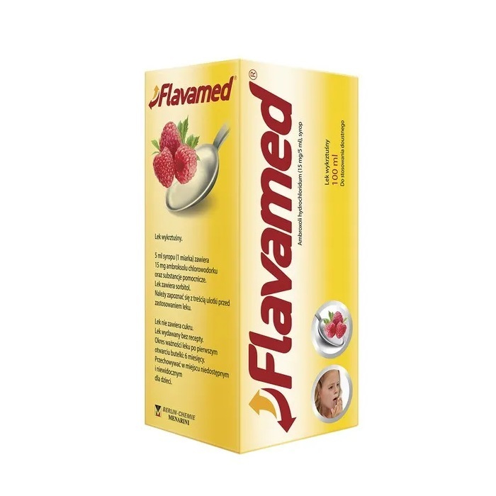 Flavamed syrop 15 mg/5 ml 100 ml/Mokry kaszel