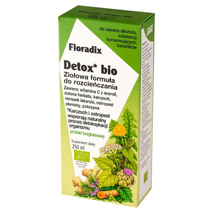 Floradix Detox bio płyn, 250 ml