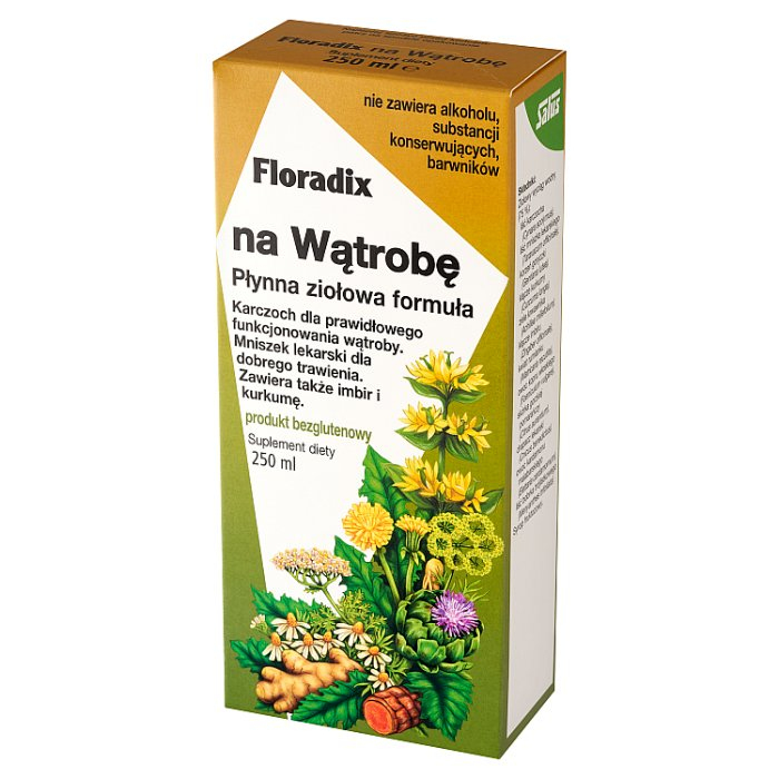 Floradix na Wątrobę płyn, 250 ml