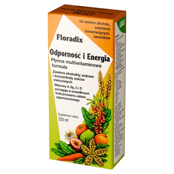 Floradix Odporność i Energia tonik 250 ml