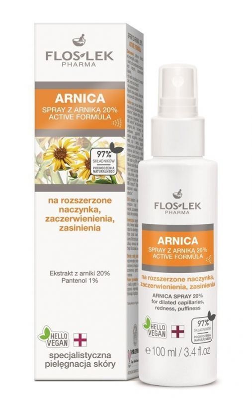 Flos-Lek Arnica spray na rozszerzone naczynia, 100 ml