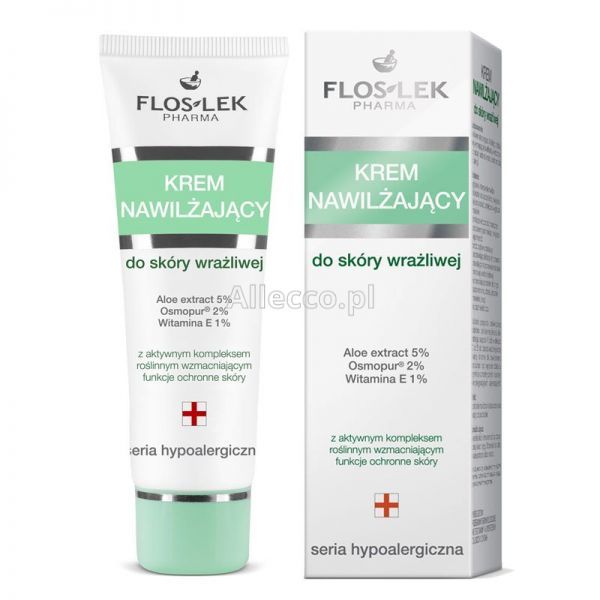 Flos-Lek Krem nawilżający do skóry wrażliwej, 50 ml