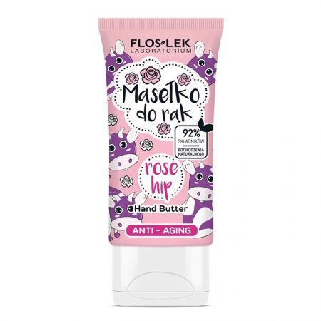 FLOS-LEK Masełko do rąk anti-aging rose hip 50 ml