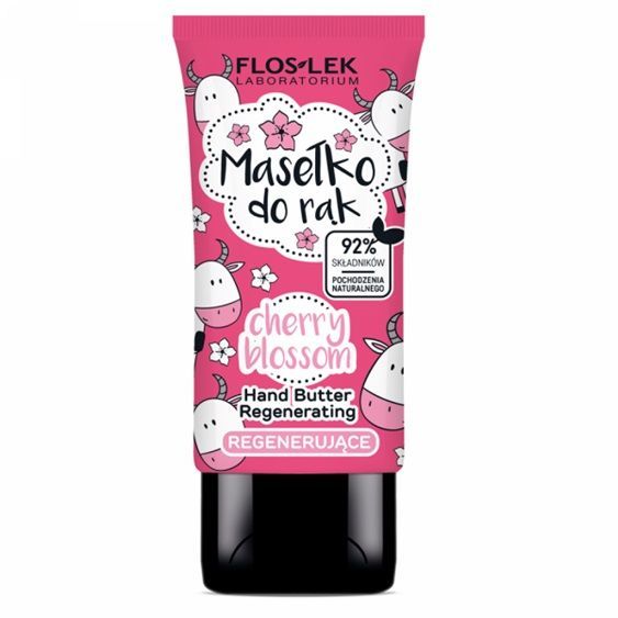 Flos-Lek masełko do rąk regenerujące Cherry Blossom, 50 ml
