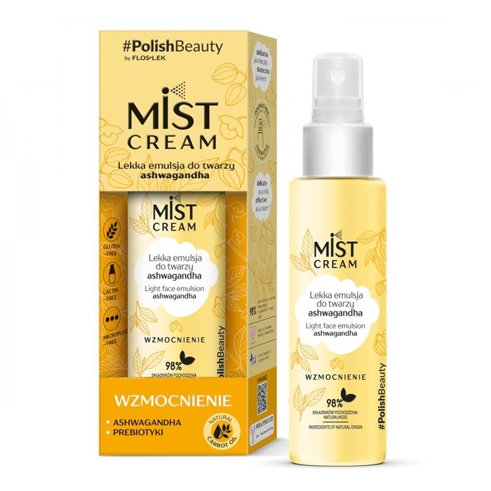 FLOS-LEK MIST Cream Lekka emulsja do twarzy Ashwagandha 110 ml