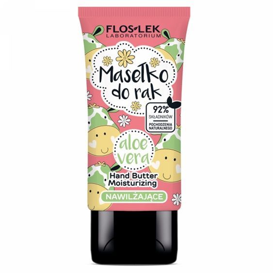 Flos-Lek Nawilżające masełko do rąk z aloesem, 50 ml