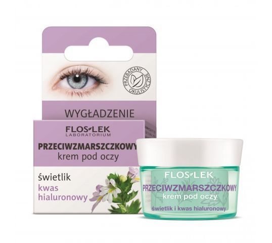 Flos-Lek Oczy Krem Pod Oczy Przeciwzmarszczkowy, 15 ml