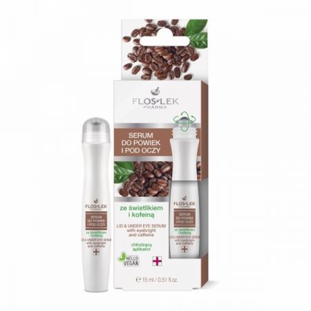 FLOS-LEK OCZY Serum ze ŚWIETLIKIEM I KOFEINĄ 15 ml