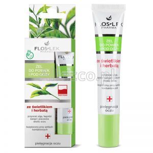 FLOS-LEK OCZY Żel ze świetlikiem i herbatą 15 ml