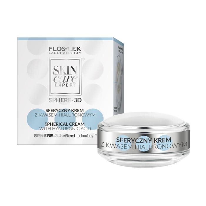 FLOS-LEK Skin Care Expert Sphere-3D Kwas Hialuronowy Zestaw (krem + koncentrat)